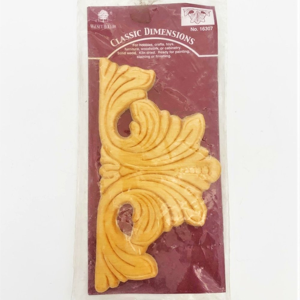 Walnut Hollow Wood Appliqué Decal Onlay Crafts Furniture